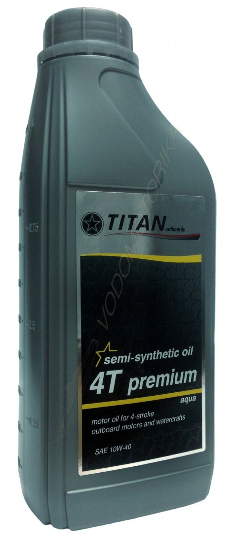 Моторное масло для 4-х тактных двигателей TITAN 4T premium SAE 10W-40 (aqua)